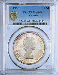 1955 Dollar MS64+