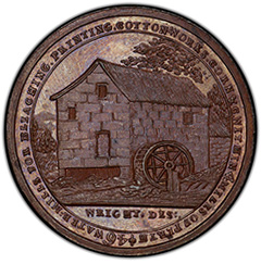 1797 Scotland Bronzed 1/2D PR65