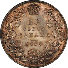 1936 50 Cents MS65