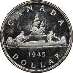 1945 Dollar SP65 (Dlb. HP)