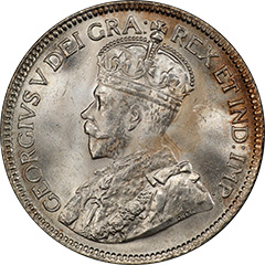 1932 25 Cents MS65