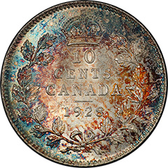 1928 10 Cents MS66