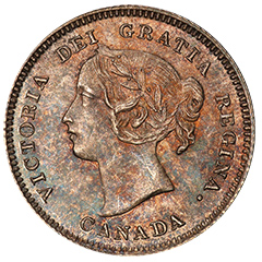1901 5 Cents MS64+