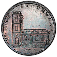 1797 Great Britain, 1/2 Penny MS64 BN