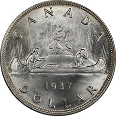 1937 Dollar SP67  (Matte)