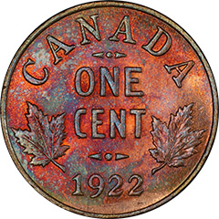 1922 One Cent MS64  RB