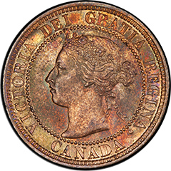 1898-H  One Cent  MS64 BN