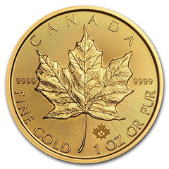 1 Oz  Canada Gold Maple Leaf # 3453454