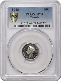 1946 10 Cents SP64 Cameo