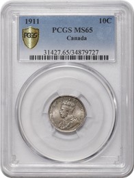1911  PCGS  MS65