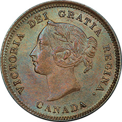 1881-H 5 Cents MS64