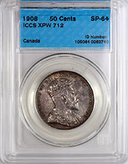 1908 50 Cents SP64